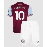 Dětský fotbalový dres West Ham United Lucas Paqueta #10 2024-25 Domácí Krátký Rukáv (+ trenýrky)